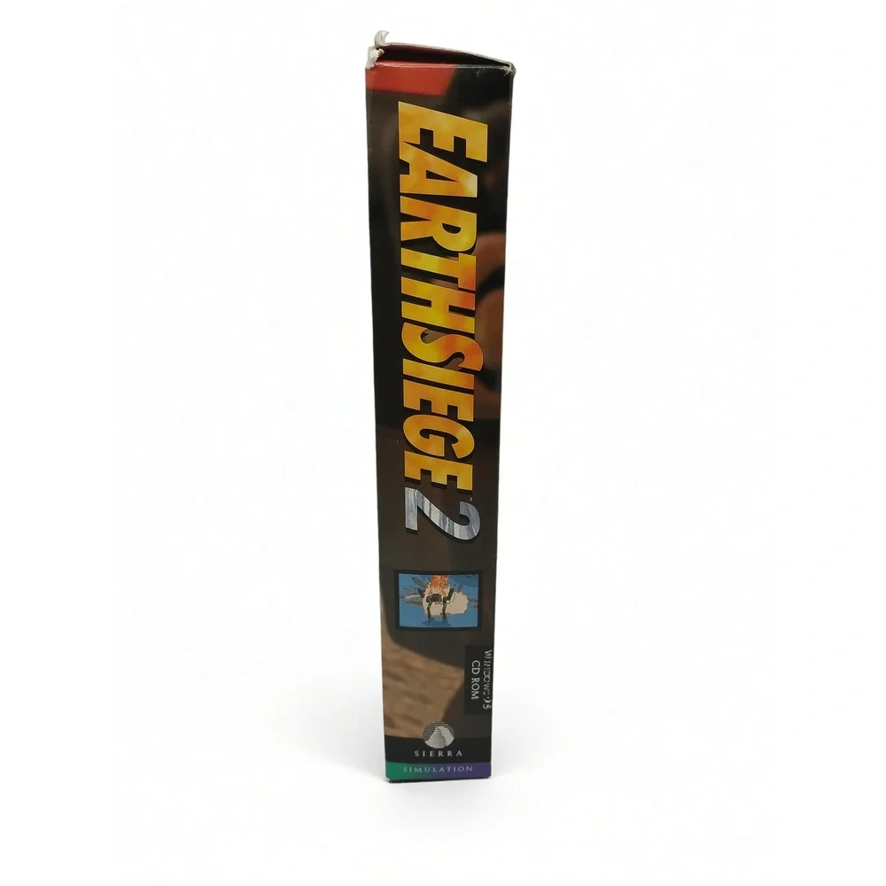 Vintage Sierra Earthsiege 2 PC Big Box Game 1995 PC Game Big Box CD-ROM Windows